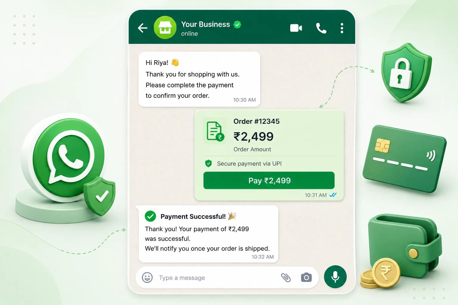 ShopLinx WhatsApp in-chat payments